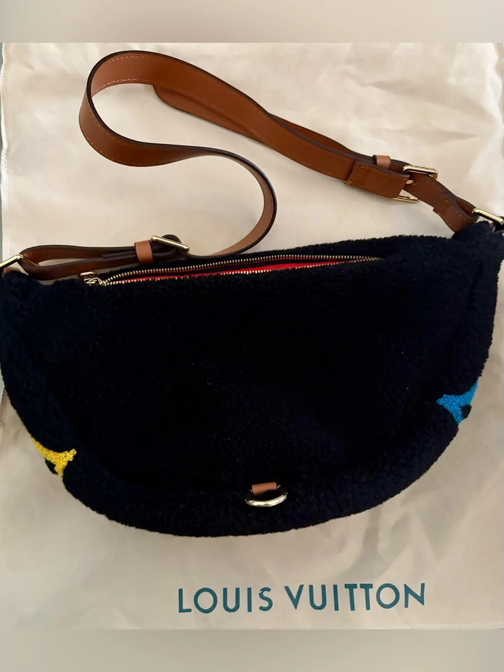 Louis Vuitton Teddy Bumbag / Crossbody Bag – Limited Edition Shearling Monogram